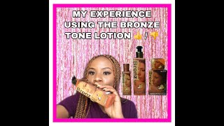 BRONZE TONE CREAM REVIEWBEFORE amp AFTER PICTURES MUST WATCH BEFORE BUYINGBRONZE TONE 2020 [upl. by Catto]