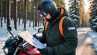 Winter Motorcycle Riding Checklist  Stay Safe amp Warm [upl. by Shana]