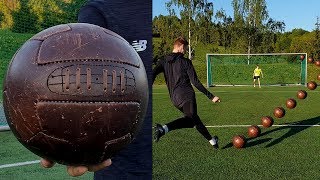 PLAYING WITH A 100 YEAR OLD FOOTBALL [upl. by Tiphany]