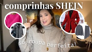 COMPRINHAS SHEIN SÓ ROUPA LINDA CASACOSCONJUNTOS de INVERNObijux finas  🎀✨ [upl. by Alfi]