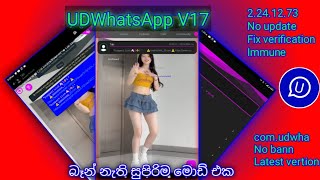 UDWhatsApp V17 UDMODZ [upl. by Jewelle]