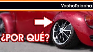 ¿Por qué se inclinan las ruedas traseras del vocho  VochoTalacha [upl. by Ellehcear]