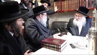 Toldos Tzvi Spinka Rebbe Visits Horodenka Rebbe  Adar II 5784 [upl. by Eerbua913]