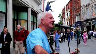 Jimmy Cotter Beatle Covers Live Grafton Street [upl. by Kinelski954]