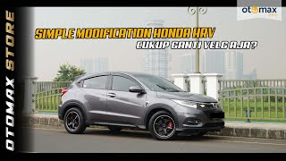 Modifikasi Simpel Honda Hrv Pakai Velg Volk Rays TE37 Yang Punya Hrv Wajib Nonton  otomax store [upl. by Irmina]