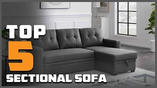 Top 5 Best Sectional Sofas in 2024  Expert Reviews Our Top Choices [upl. by Dionisio965]