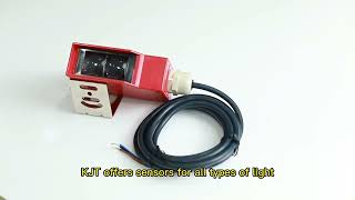 KJT FS50 Square Photoelectric Sensor [upl. by Ayotahc484]