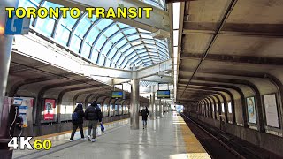 Toronto Subway From Yorkdale to Eglinton West Station March 14 2021 [upl. by Eiramanin583]