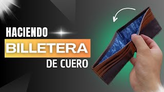 Haciendo BILLETERA de CUERO para Hombre [upl. by Aggri14]