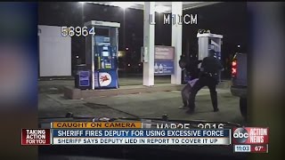 Pinellas deputy fired for excessive force [upl. by Llenej956]