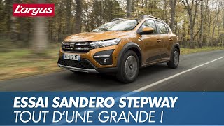 Essai Dacia Sandero Stepway 2021  trois qualités et trois défauts de la nouvelle Sandero [upl. by Nance]