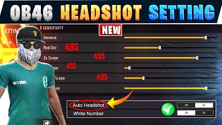 OB46 Headshot Sensitivity 🔥  Free fire headshot setting in tamil  OB46 Update Free fire tamil ✅ [upl. by Liva]