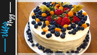 Ovocná torta s mascarpone krémom veľmi chutná a rýchla  Viktor Nagy  recepty [upl. by Akemyt352]