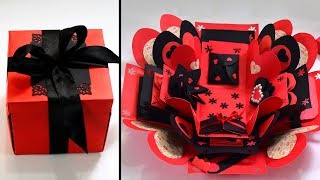 Explosion Box Full Tutorial  How To Make Explosion Box  DIY Explosion Box  Explosion Gift Box [upl. by Borszcz246]