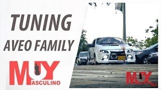 Autos modificados  Aveo Family  Tuning en Muy Masculino [upl. by Eillen375]