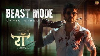 Beast Mode  Lyric Video Hindi  Beast  Thalapathy Vijay  Sun Pictures  Nelson  Anirudh [upl. by Anaed]