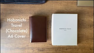 Hobonichi Cover MiniReview Travel Chocolate A6 [upl. by Pigeon]