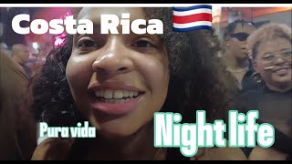 COSTA RICA NIGHT LIFE 🇨🇷 PART 2 THINGS GET CRAZY travel nightlife puravidacostarica [upl. by Fabria]