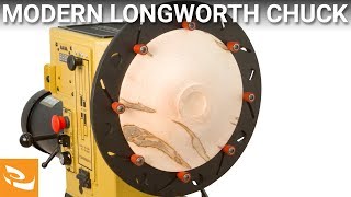 Modern Longworth Chuck Woodturning [upl. by Cuda]