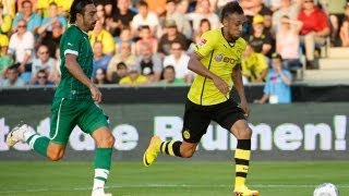 Aubameyangs erstes Tor  Dortmund gegen Bursaspor  SPORT1 [upl. by Addam299]