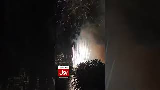 New year Night In Sydney  Beautiful Seane Of FireWorks In Australia  Shorts [upl. by Dasteel709]