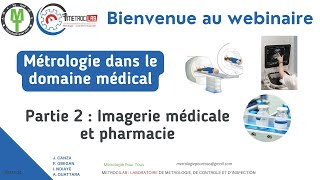 WEBINAIRE METROLOGIE IMAGERIE ET PHARMACIE [upl. by Dhar]