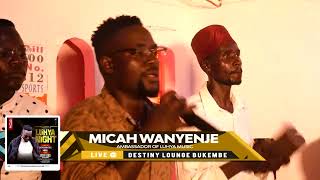 Micah Wanyenje Live Performance I Destiny Lounge Bukembe Part 2 [upl. by Lavona88]