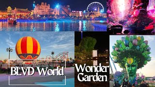 Trip To BLVD World amp Wonder Garden Riyadh KSA  foryou [upl. by Inah]