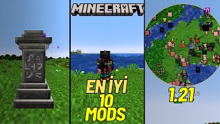 121 EN İYİ 10 MİNECRAFT MODU  MOD TANITIMLARI [upl. by Eillek]