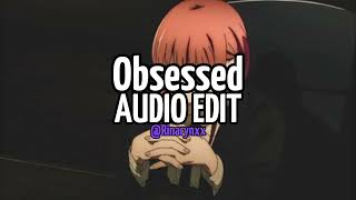 Mariah Carey  Obsessed edit audio sped up  Rinarynxaudios [upl. by Halfon727]