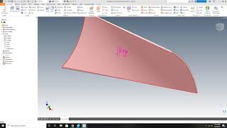 Inventor emboss text to curved surface [upl. by Aivatal]