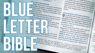 BLUE LETTER NKJV Large Print Thinline Bible from Thomas Nelson [upl. by Rene]