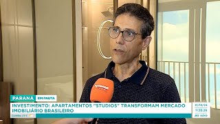 Investimento apartamentos quotStudiosquot transformam mercado imobiliário brasileiro [upl. by Odnalro]