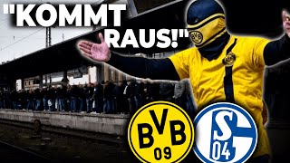 Als ein Dortmunder JugendMob Schalke vom Bahnhof bat [upl. by Yecaw]