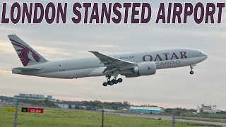 London Stansted Airport plane spotting  Runway 22 Departures and Arrivals [upl. by Judah287]