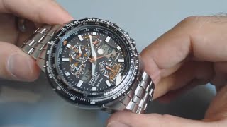 Mens Citizen Titanium Skyhawk AT Atomic Watch JY001050E [upl. by Inad390]