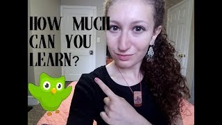 HOW MUCH CAN YOU LEARN FROM USING DUOLINGO [upl. by Khajeh]