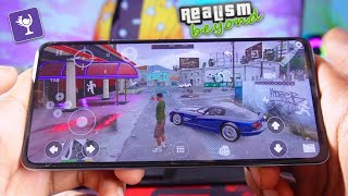 Trying GTA5 in Mobile With Realism Beyond Graphics  Realism Beyond  QuantV  Horizon Emulator [upl. by Nodababus]