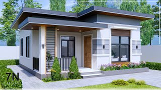 720 x 720 Meter Small House plan  Beautiful small house 2Bedroom [upl. by Salisbury260]