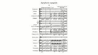 Lalo Symphonie espagnole in D minor Op 21 with Score [upl. by Tidwell]