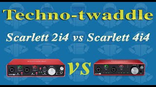 Review Scarlett 4i4 vs 2i4 [upl. by Eshman]