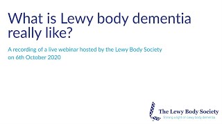 What is Lewy body dementia really like [upl. by Iinden]