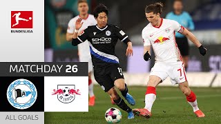 Strong RBL Put Pressure On Bayern  Bielefeld  RB Leipzig  01  All Goals  MD 26 – Bundesliga [upl. by Suu148]