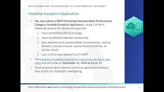 2024 Promoting Interoperability Overview Webinar [upl. by Ernie833]