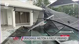 Catrinel Sandu imagini din Florida Ce dezastru a lăsat în urma sa uraganul Milton [upl. by Rehctelf693]