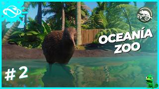 OCEANÍA ZOO 2  Exhibición Kiwi marrón de la Isla Norte  Speed Build  PLANET ZOO [upl. by Ennovaj]