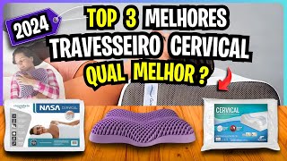 Top 3 Melhores Travesseiro Cervical Custo Benefício 2024  Qual Melhor Travesseiro Cervical [upl. by Ellekim]