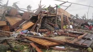 Baganga Davao Oriental Before and after hurricane Pablo 120412 [upl. by Monarski]