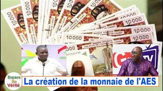 Urgent La création de la monnaie de lAES validé [upl. by Neukam488]