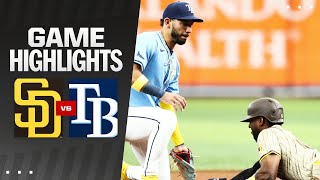 Padres vs Rays Game Highlights 9124  MLB Highlights [upl. by Ruthanne]